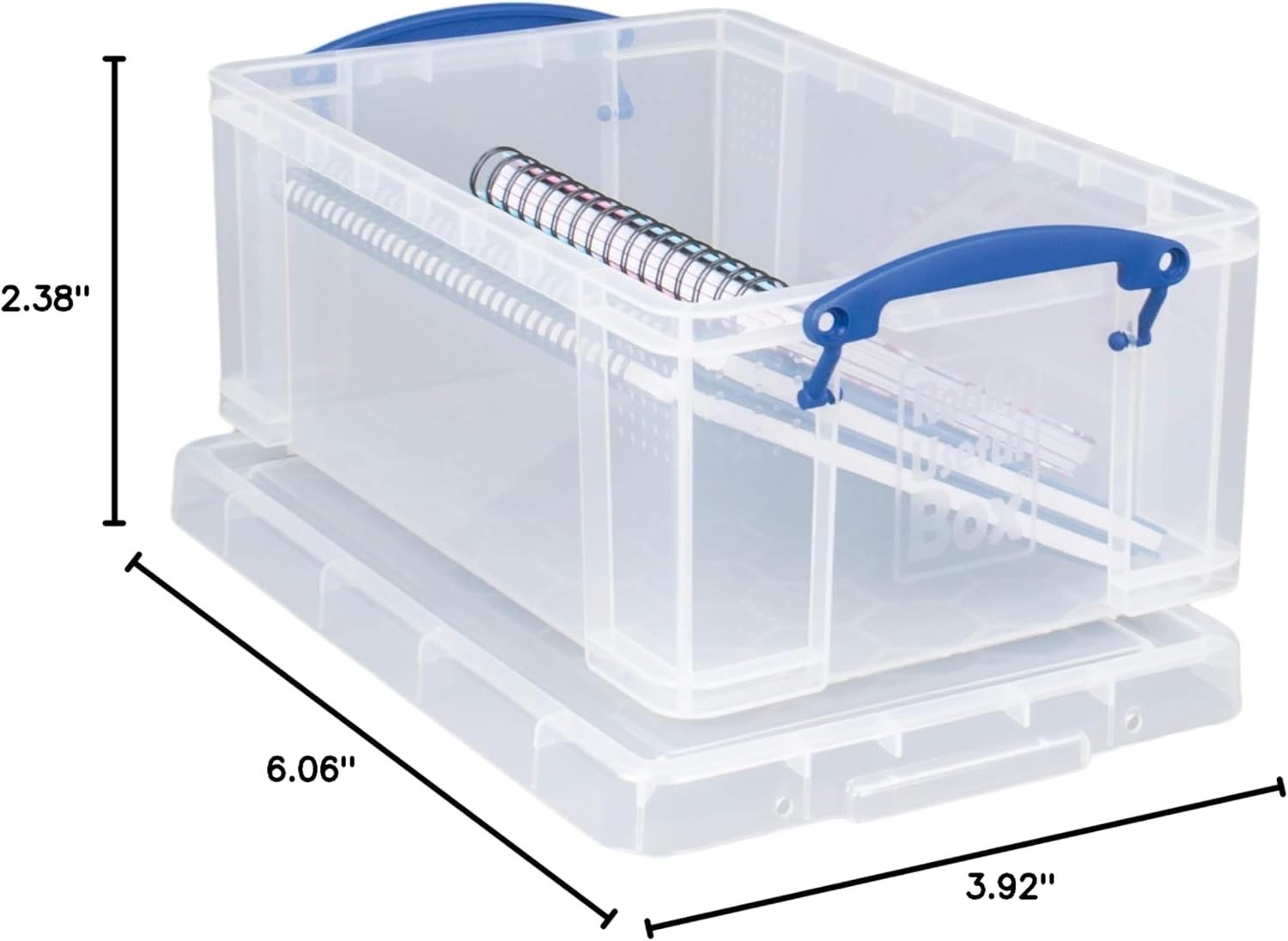 Versatile 9L Stackable Storage Box with Latch Closure – Clear & Water Resistant
