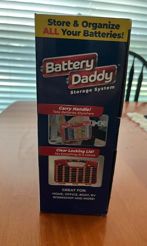 180 Battery Daddy Storage System Caddy Organizer with Case and Tester