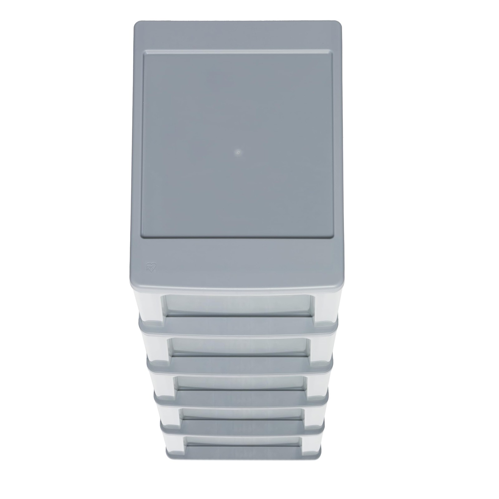 , Plastic Drawer Box with 5 Deep Drawers, Grey, EasyPullSystem, A4,…