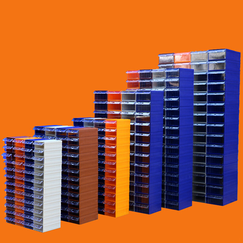 1X Plastic Drawer Toolbox Parts Case Component Storage Box Organizer Home Office