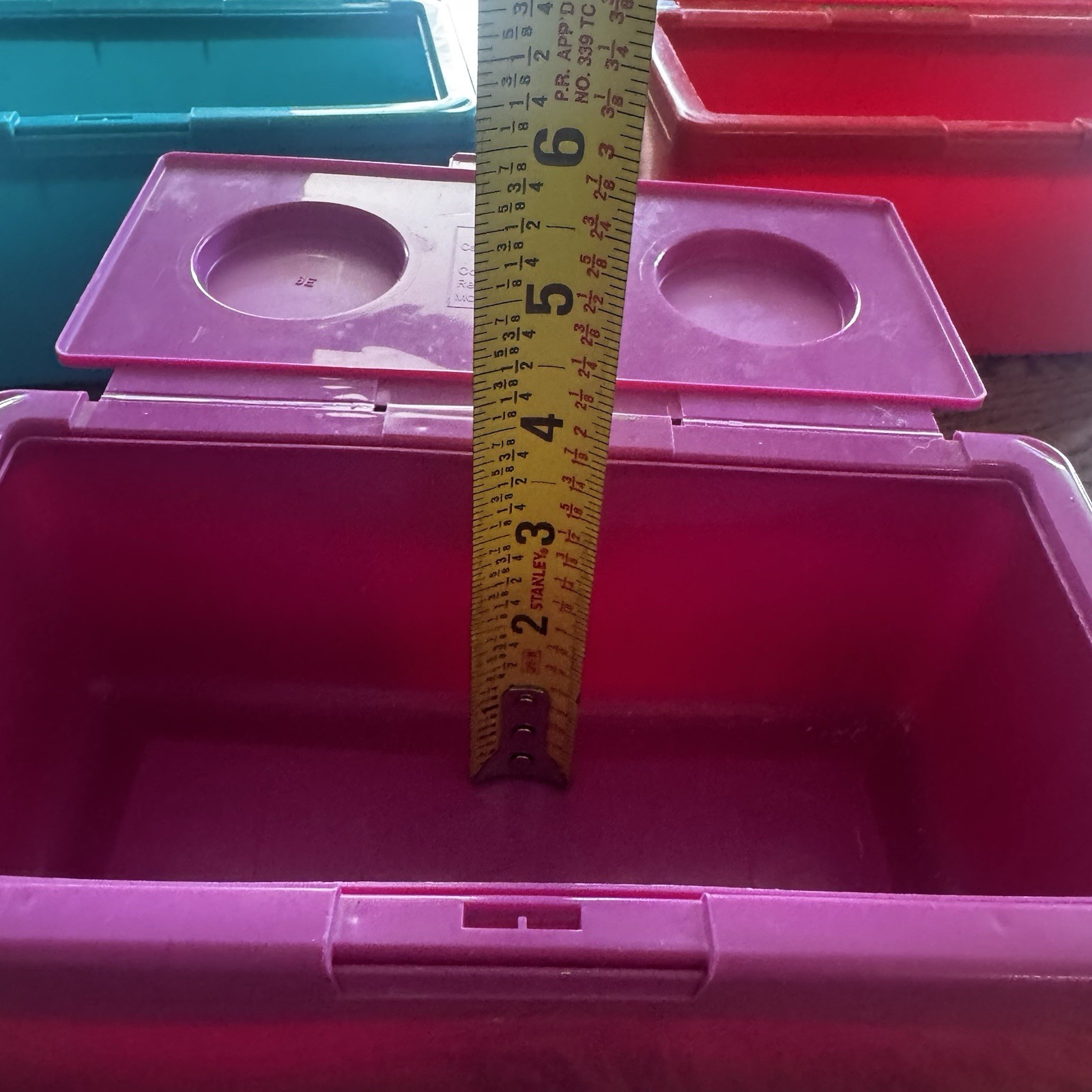 3 Vintage Chubs Plastic Stackable Containers Baby Wipes Holder Boxes Lot