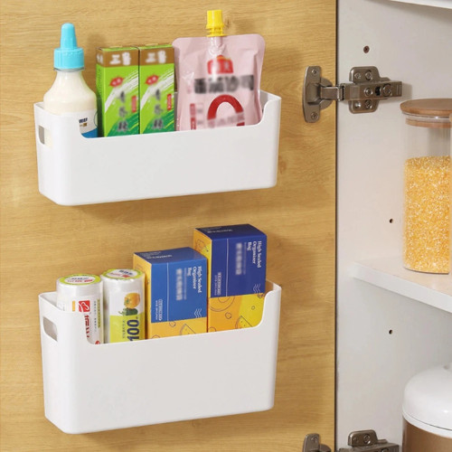 Wall Mounted Storage Box Cabinet Door Organizer Kitchen Hanging Container USA