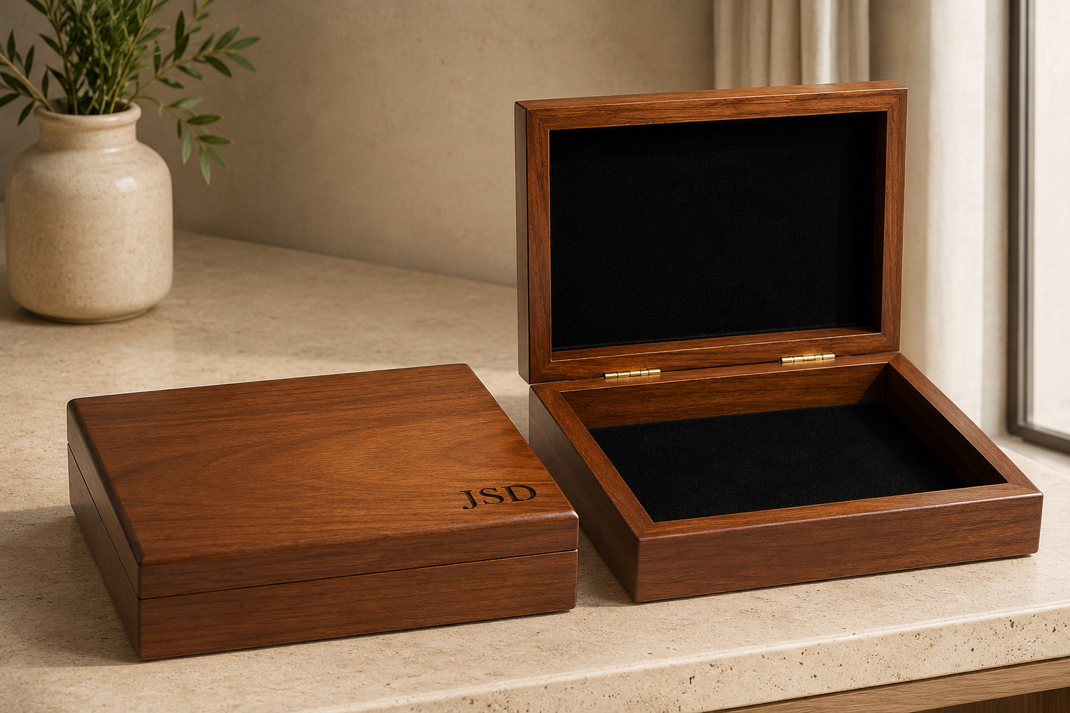 Large Personalized Keepsake Box | Wooden Memory Box | Graduation Gift