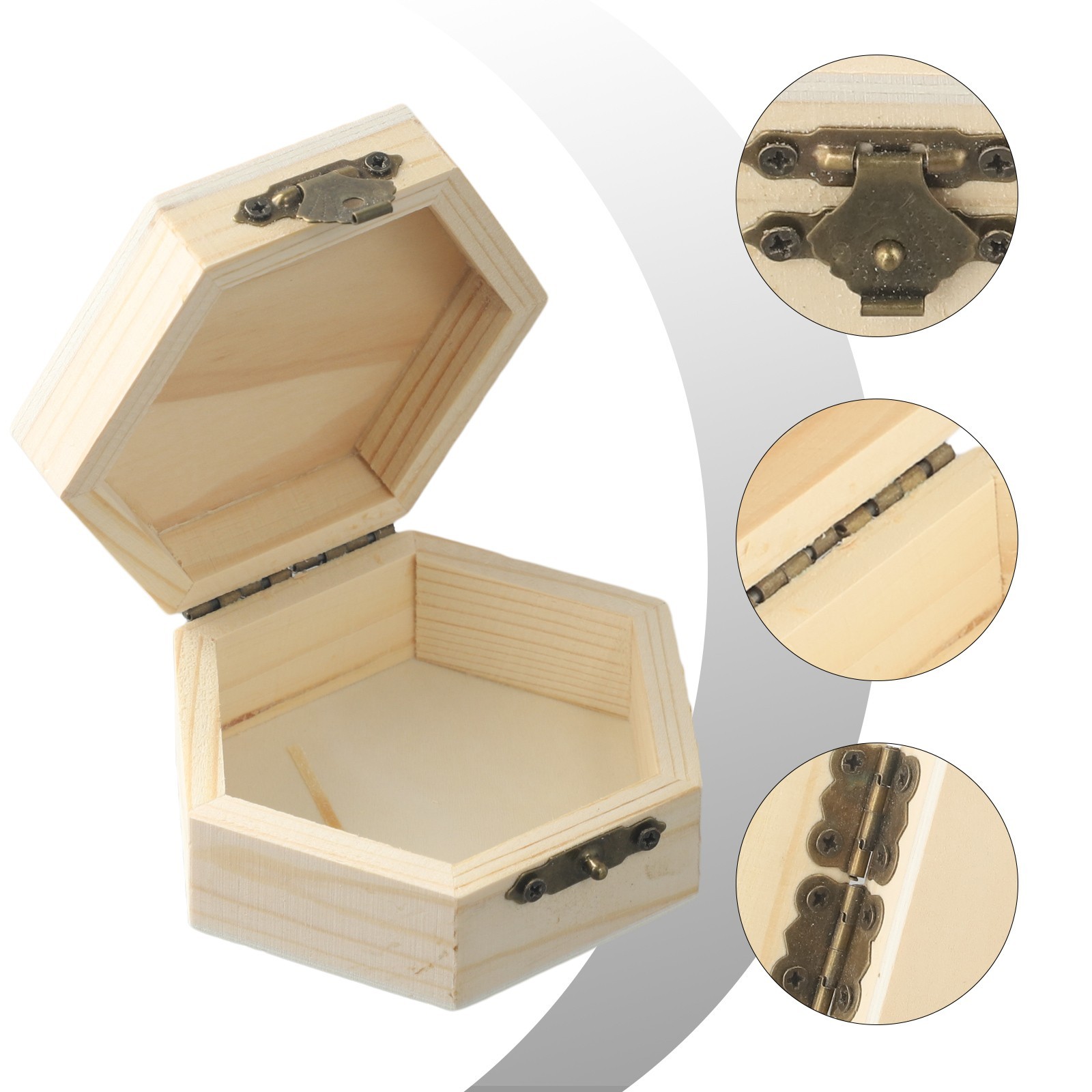 Holder Storage Box Wooden Box Christmas Toys DIY Toys Decoration Gifts Wood