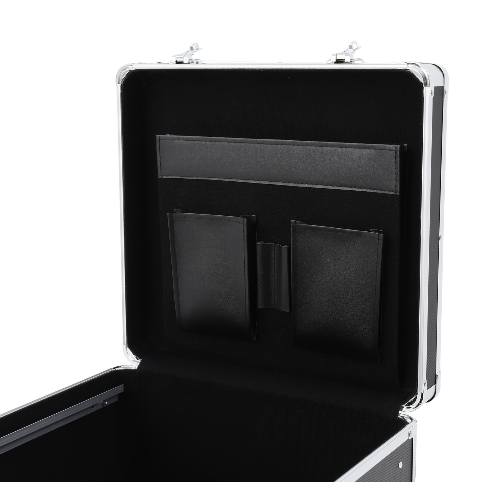 Vinyl Record Holder Storage Vintage Case Carrying Locking 50 Album Organizer NEW