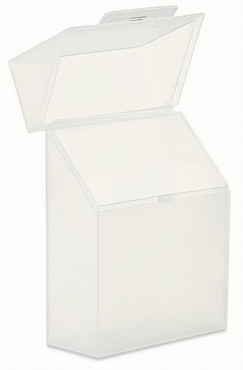 Clear Plastic Crayon Storage Box – Small Organizer Case with Snap Lid – NEW