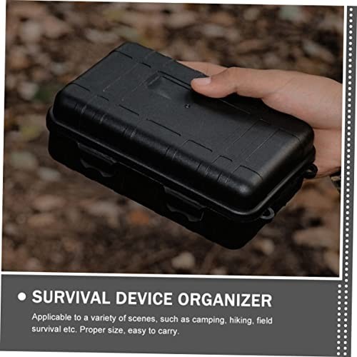 Waterproof Hard Case Survival Storage Box – Shockproof Tool Organizer for Campin