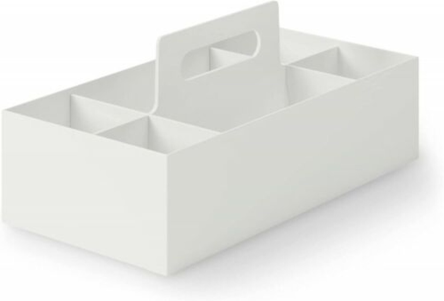 MUJI 37035508 Polypropylene Storage Carry Box Wide White Gray W15xD32xH8cm Japan