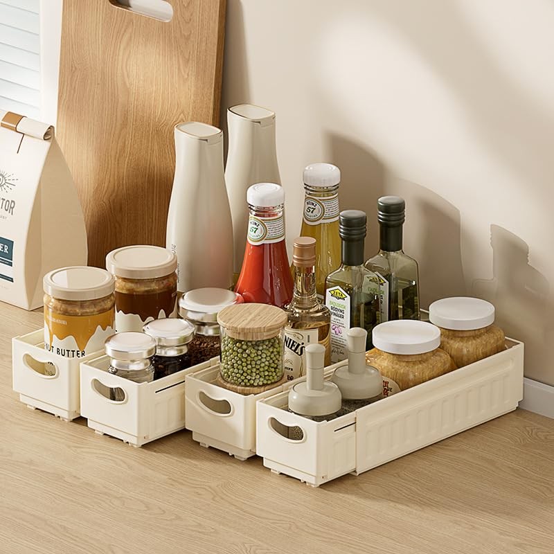 Telescopic Drawer, Pull Out Storage Box Closet Organiser Clothes Rack…