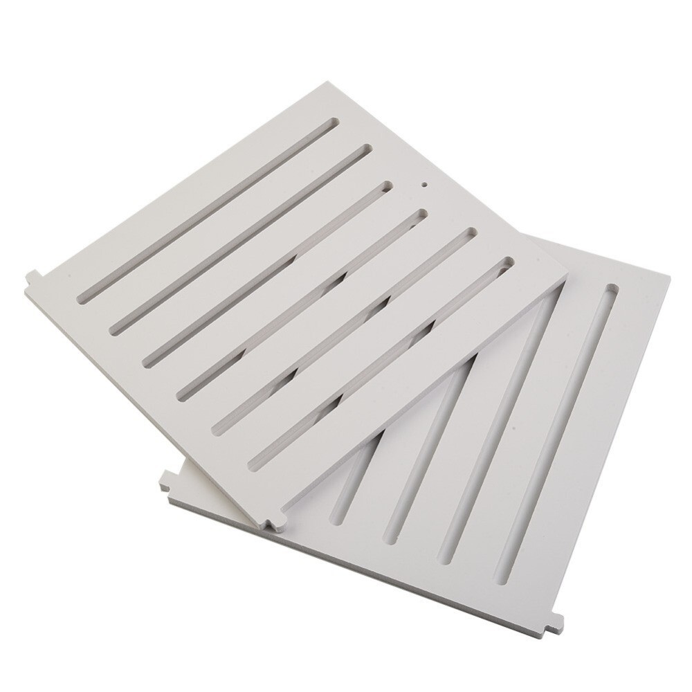 White Wifi Router Rack Box Shelf Storage Wall Mounted Wireless Bracket Cable