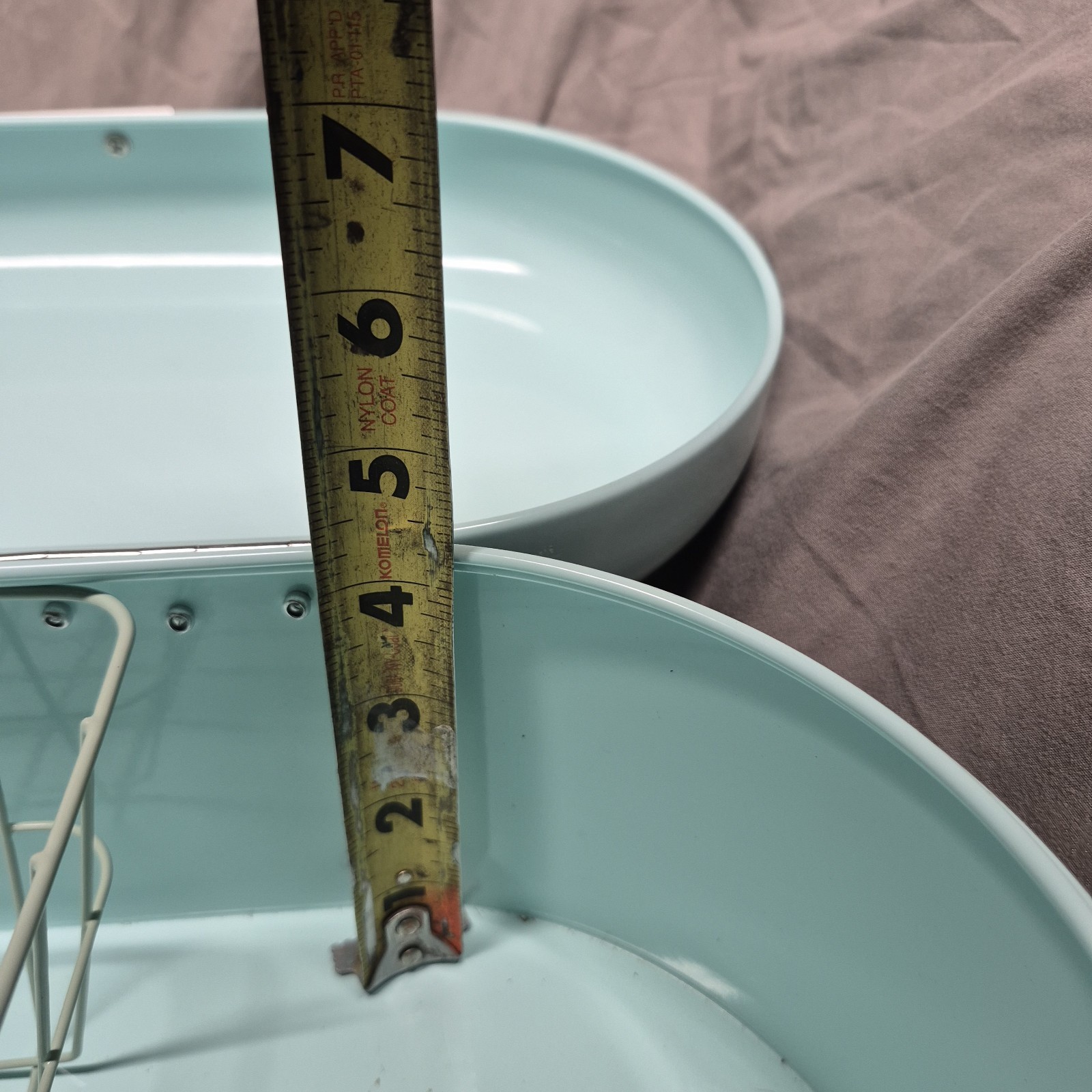 Metal Tin Turquoise, Hobby Lobby, 17x8x6 Inches