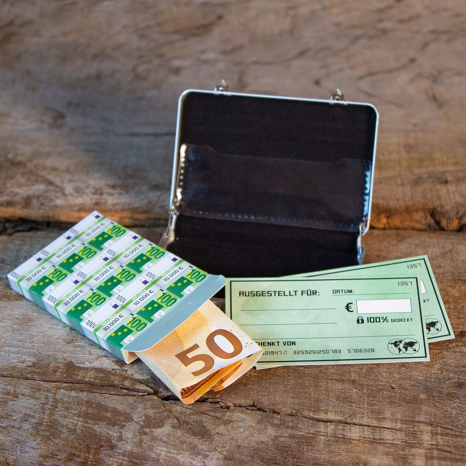 Money Case as Money Gift or for Vouchers Mini Briefcase Made of Alumini…