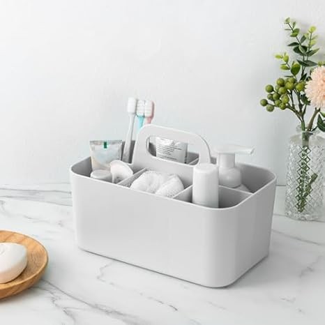 Tiawudi Stackable Multipurpose Caddy Organizer with Handle for Office Supplies