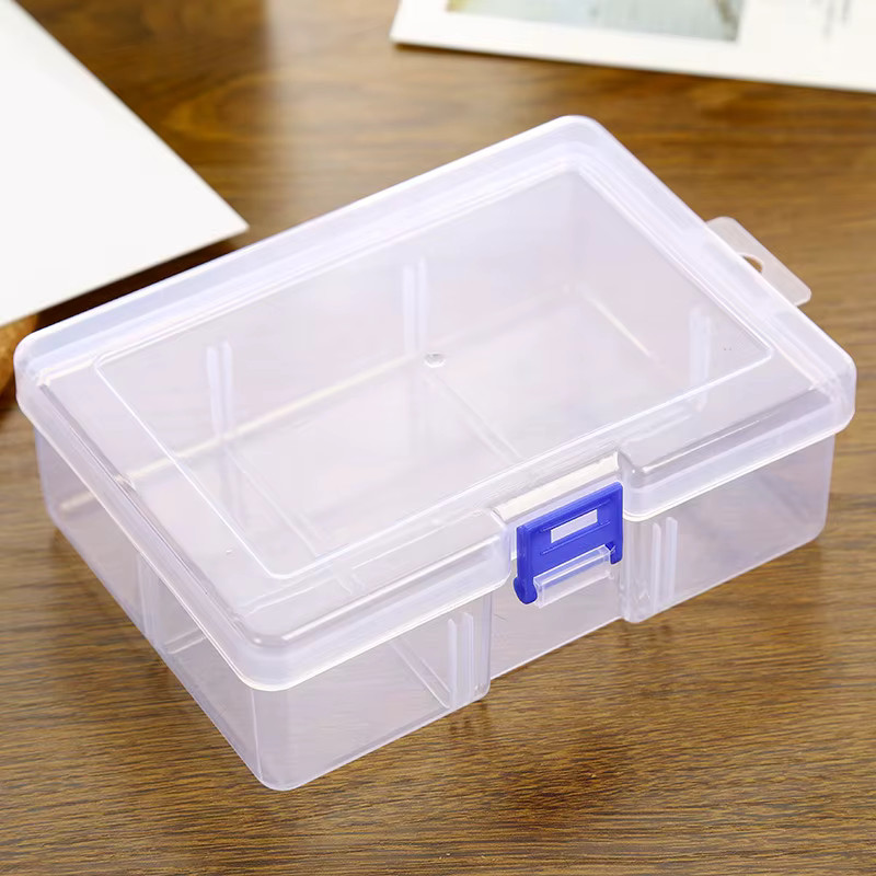 1 Pcs Clear Plastic Box Rectangular Box Screwdrivers Bits Tools Bleads Dustp