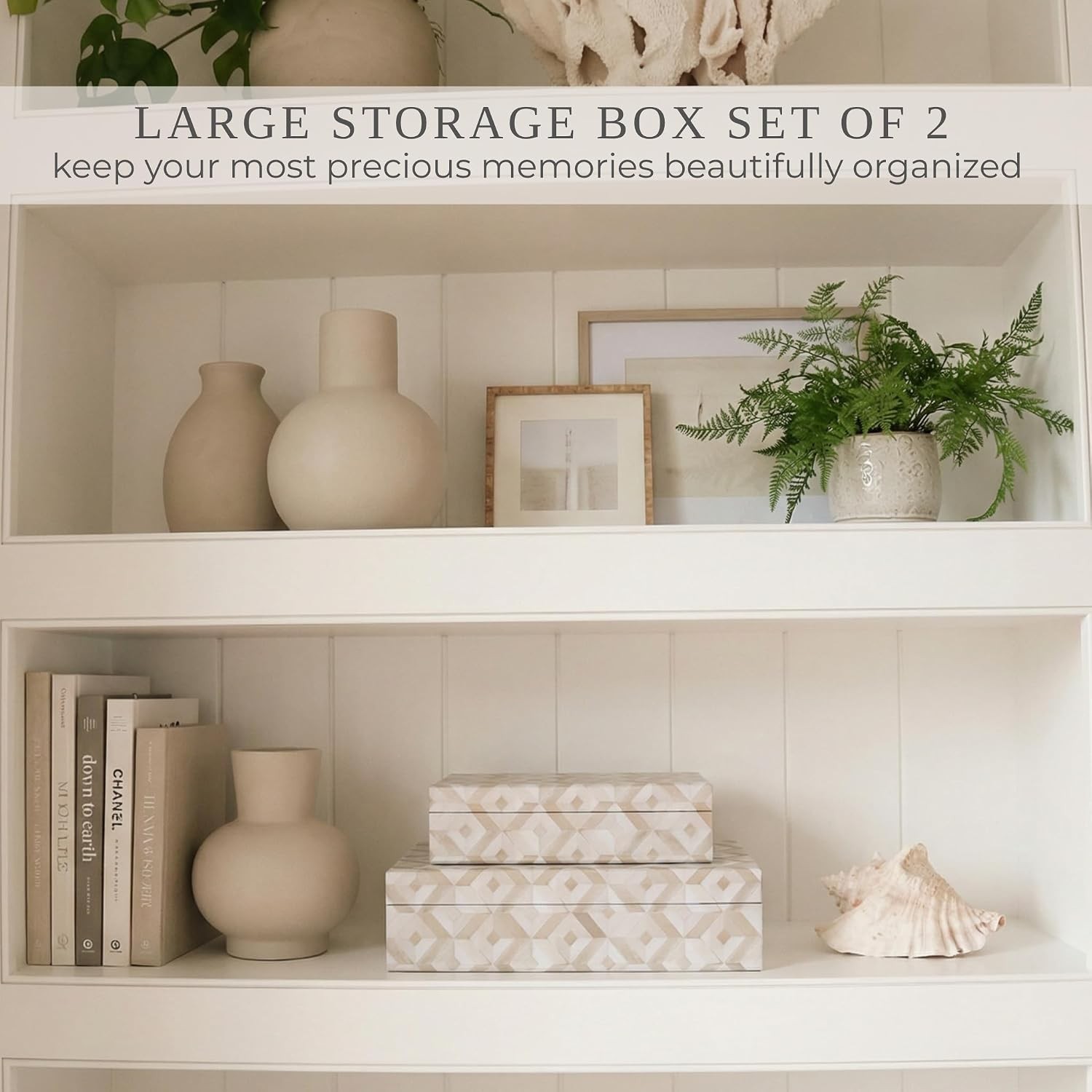Decorative Storage Boxes with Lids – Beautiful Organizer Bins for Your Bookshelf