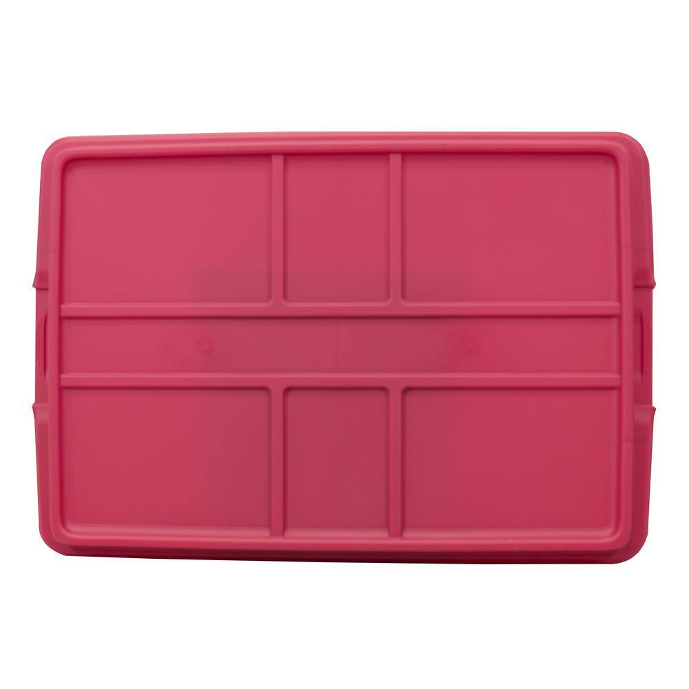 72 Qt Hi Rise Lid Storage Container Holiday Assortment