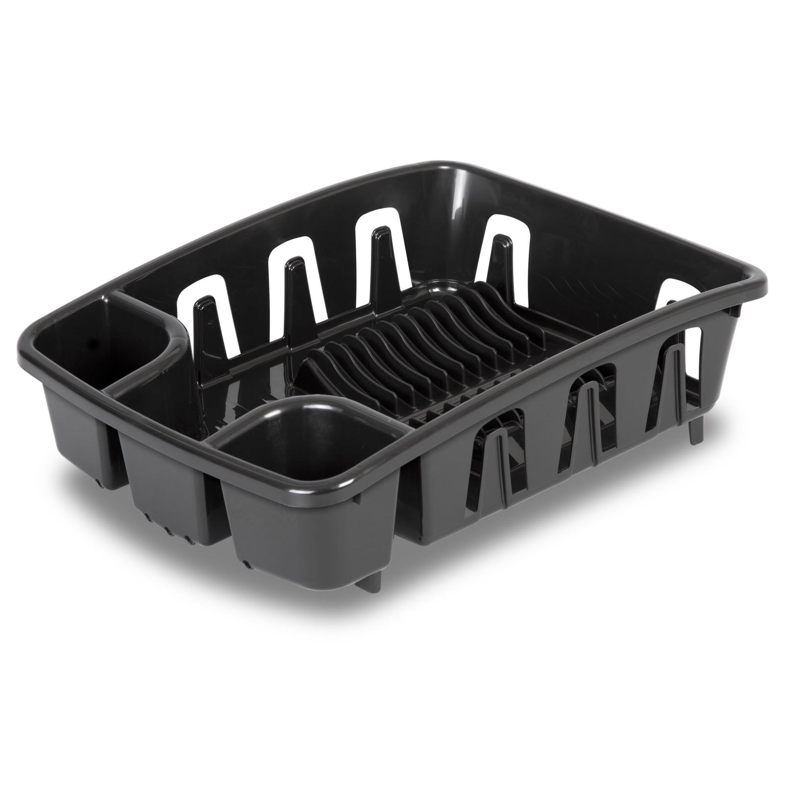 Dish Rack with Self Draining Base Dish Drying Rack Kitchen Tools Self-Draining