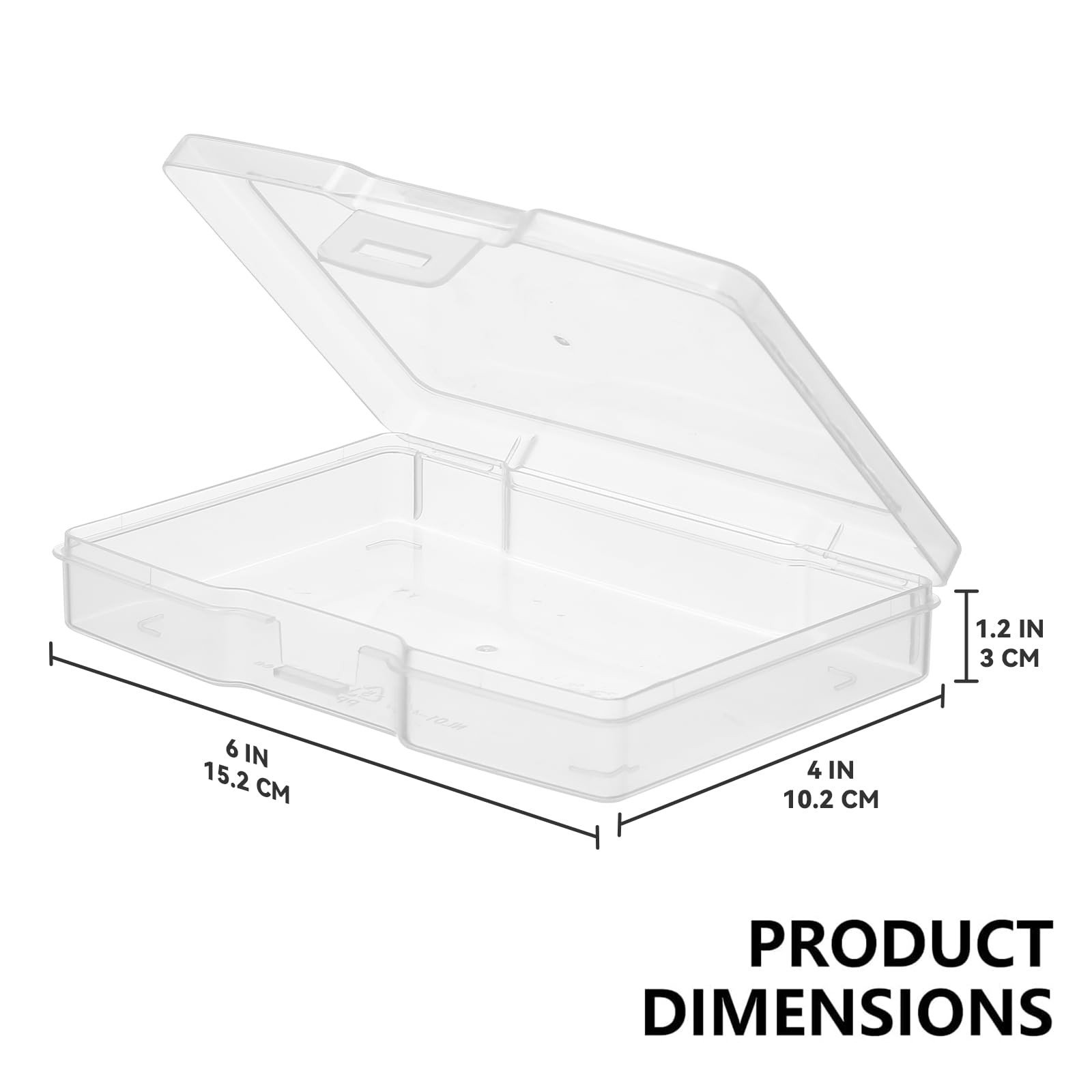 10 Pack 4×6 Inch Photo Storage Boxes Photo Organizer Cases Picture Storage
