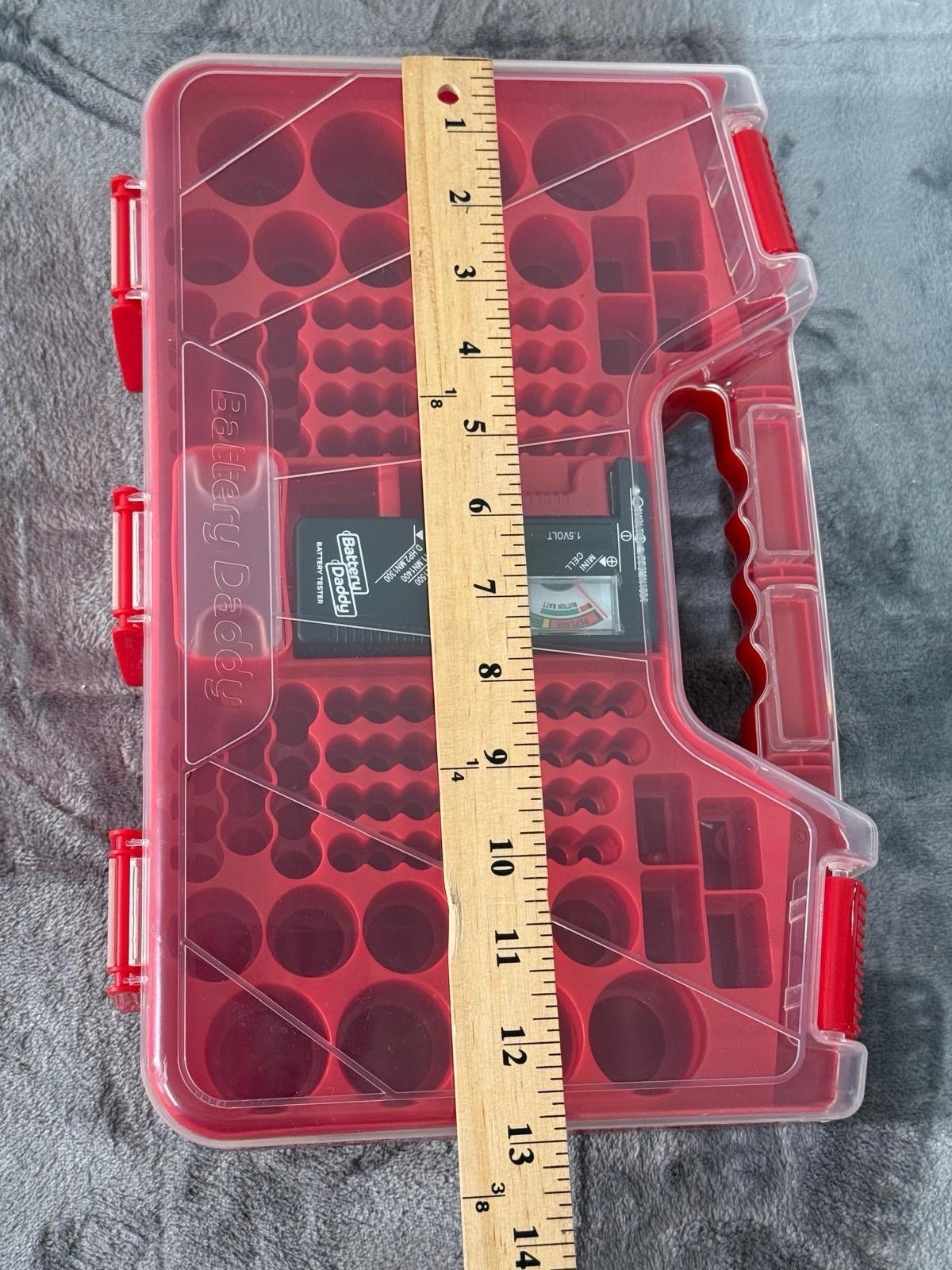 180 Battery Daddy Storage System Caddy Organizer with Case & Tester