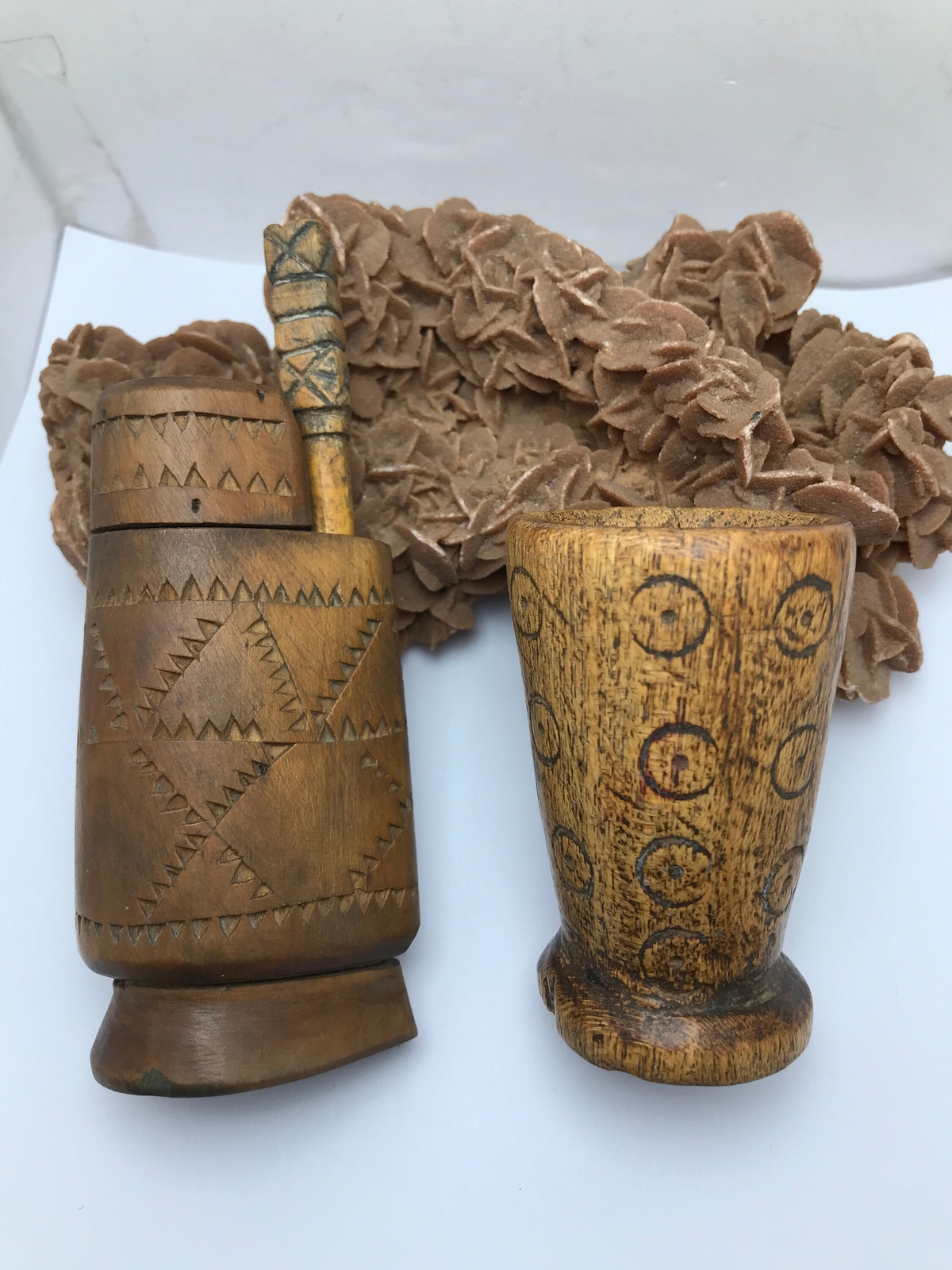 berber kohl paire Old Kajal Kohl Wood Bottle Berber Morocco
