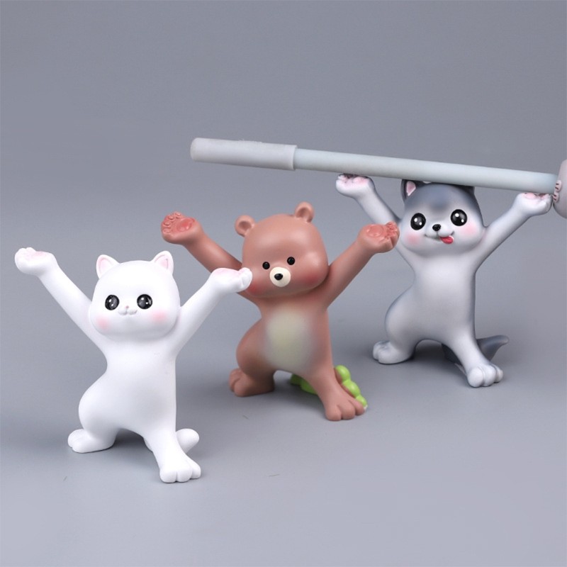 Cats Pencil Holder Pen Holder for Desk Funny Cats Model for Kids Adult for