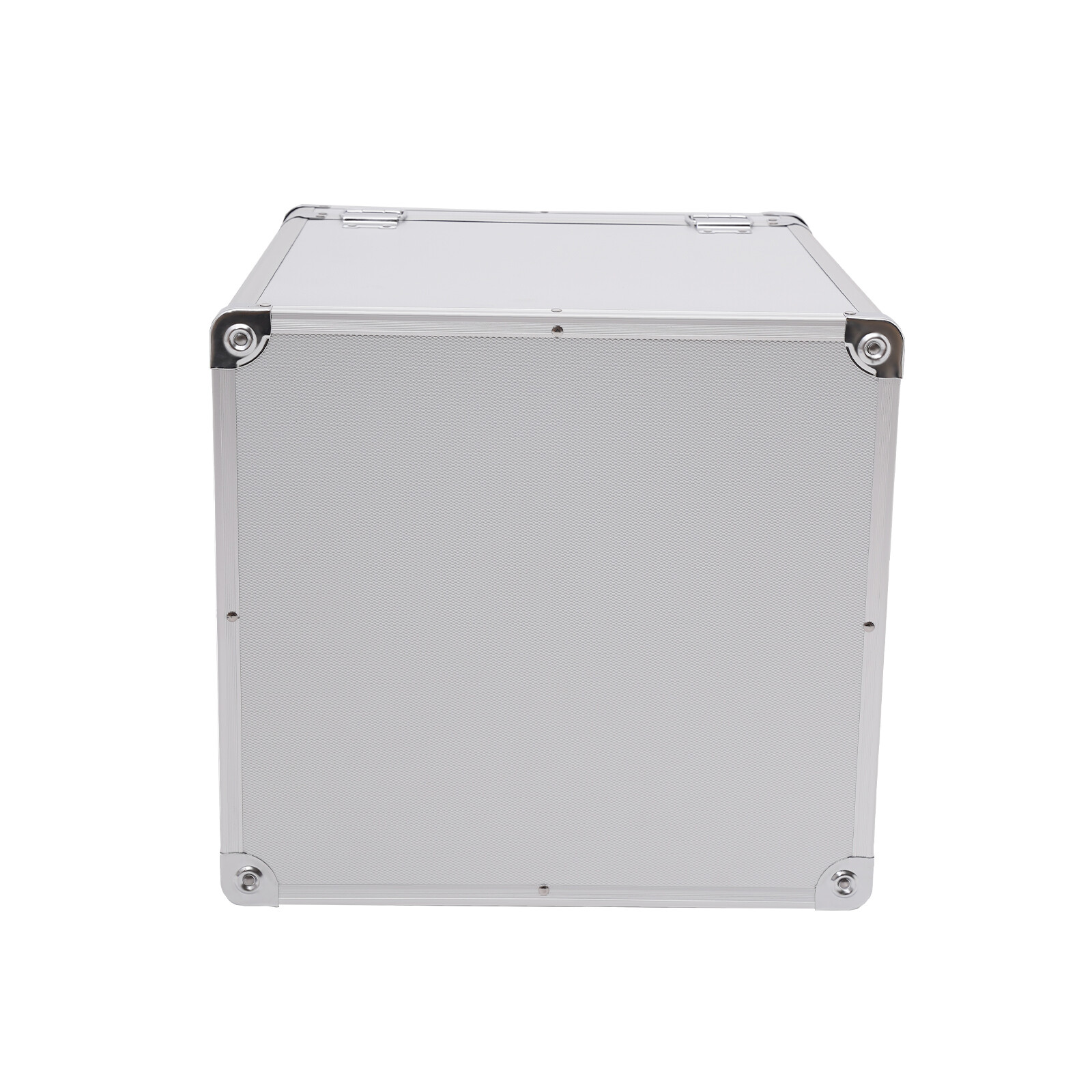 Aluminum Alloy Record Locker Vinyl Record Storage Box Locking 50 Album Holder