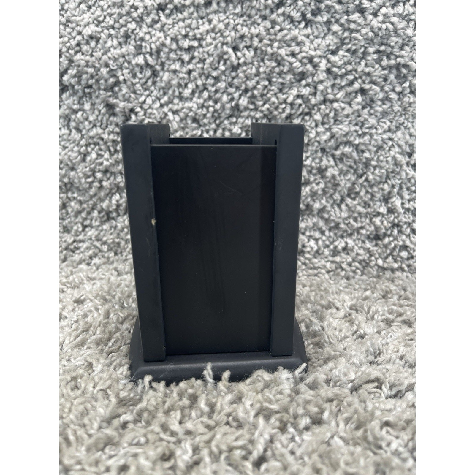 Rare Woods Black Wood Photo Frame 2.5×3 Desktop Picture Frame Freestanding