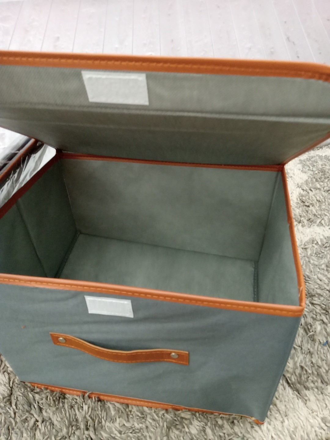 2 Pk Storage Containers Grey