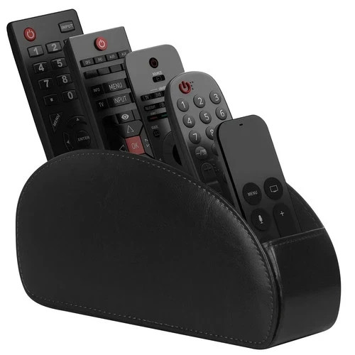 Storage Box PU Leather Phone And TV Remote Control Desk Organizer Holder Home