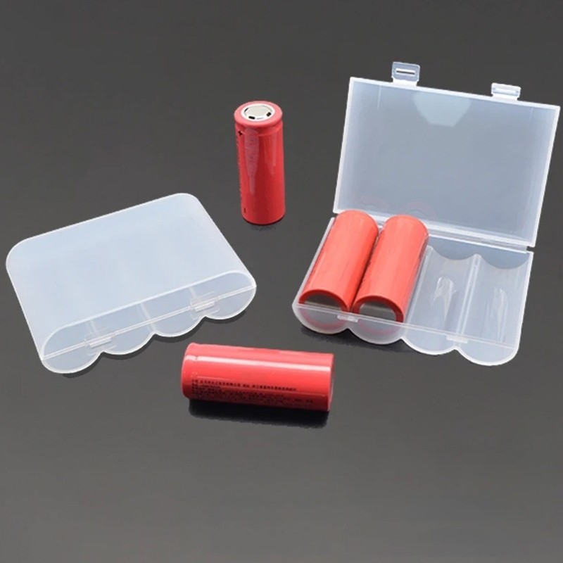 5 Pack Battery Storage Box Plastic Texture Suitable for Electronics Accessories