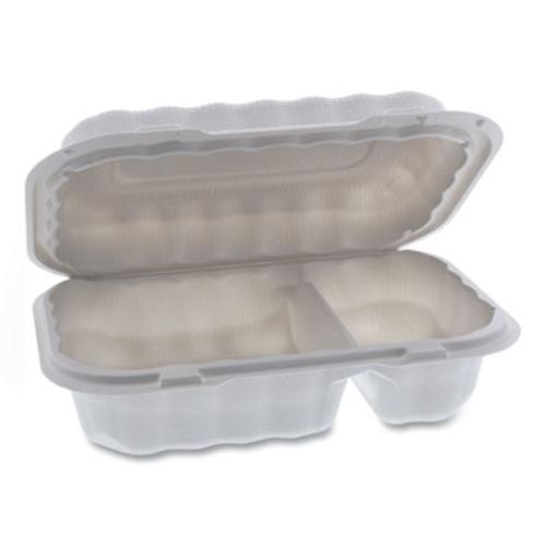 Pactive YCN809620000 Smartlock Hinged Lid Containers 2-Compartment White