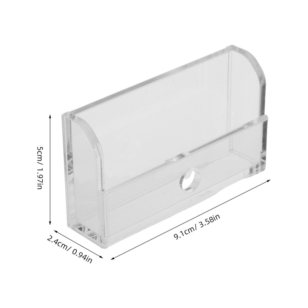 1Set Transparent Remote Control Holder Wall Mount for Garage Door and Home Use