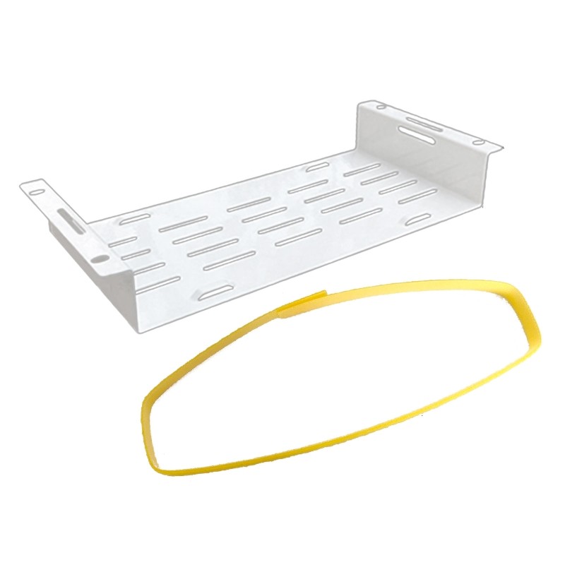 Floating Wall Shelf for TV Components Space Save Metal Router Wall Mount Bracket