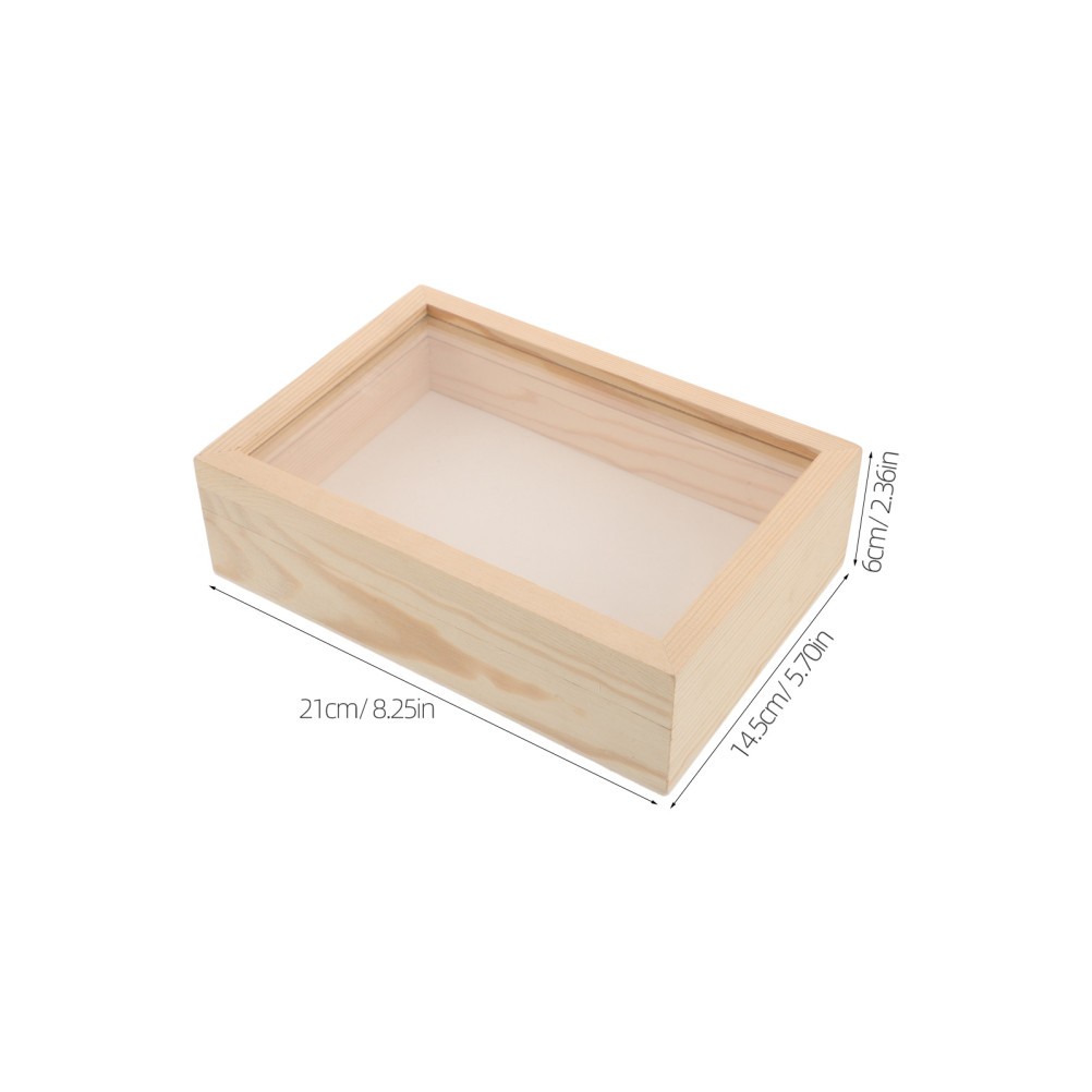 Insect Specimen Box Display Case Clear Top Pinning Kit for Insects