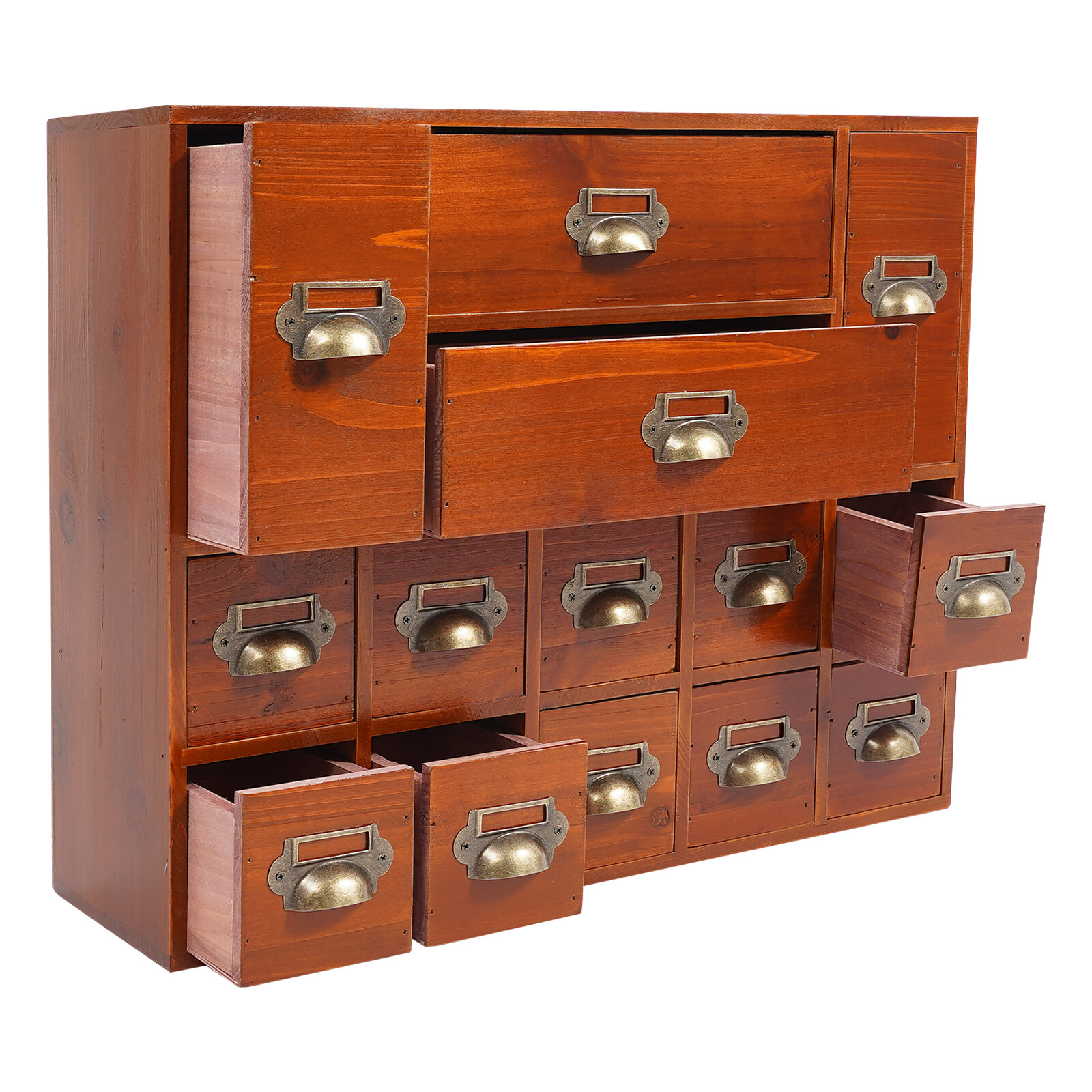 Tabletop Drawers Storage Cabinet, Storage Cabinet with 14 Drawers