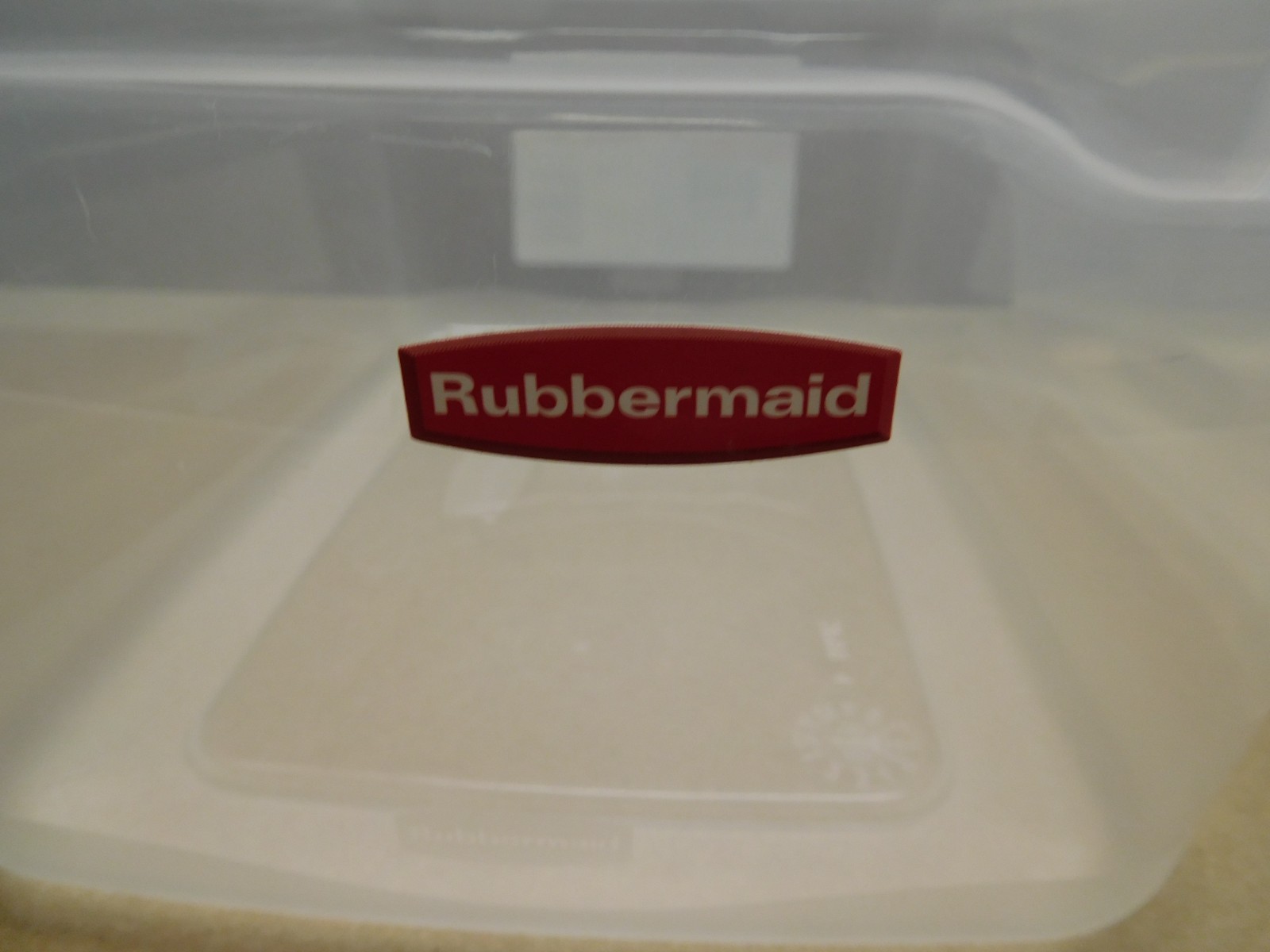 (Lot of 2) Rubbermaid Clever Store 6.5 Qt Rectangular Storage Containers — 2008