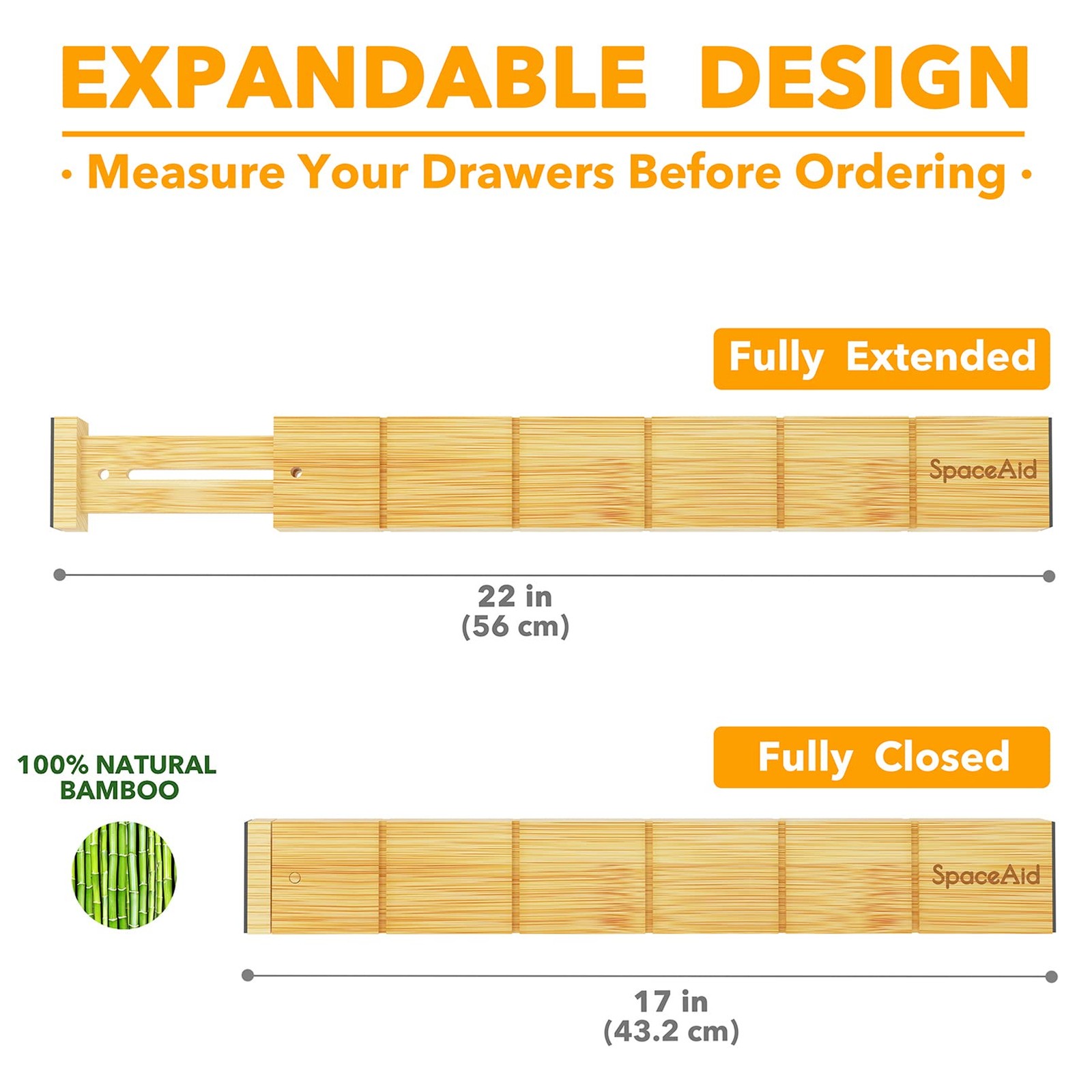 Drawer Dividers with Inserts and Labels, Kitchen Adjustable Drawer Organizers…