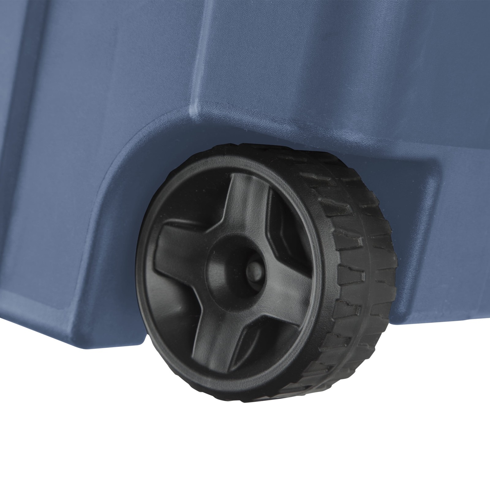40 Gallon Wheeled Industrial Tote, Rugged Plastic Storage Bin,Latch Lid,2 Count