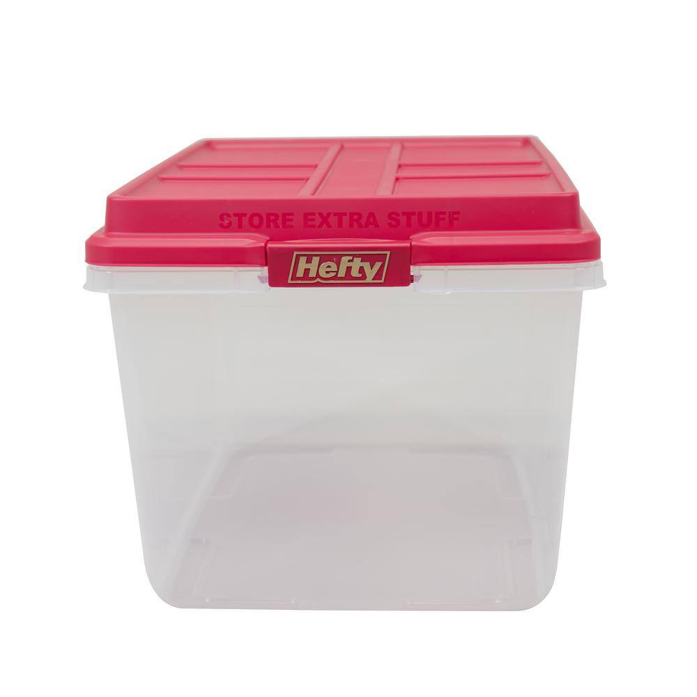 72 Qt Hi Rise Lid Storage Container Holiday Assortment