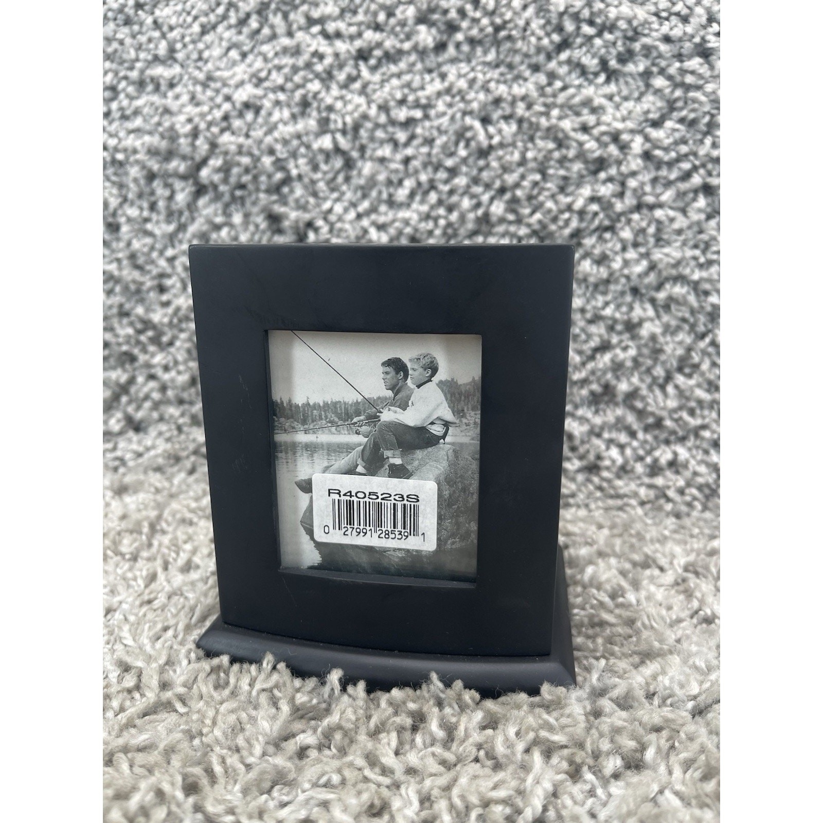 Rare Woods Black Wood Photo Frame 2.5×3 Desktop Picture Frame Freestanding