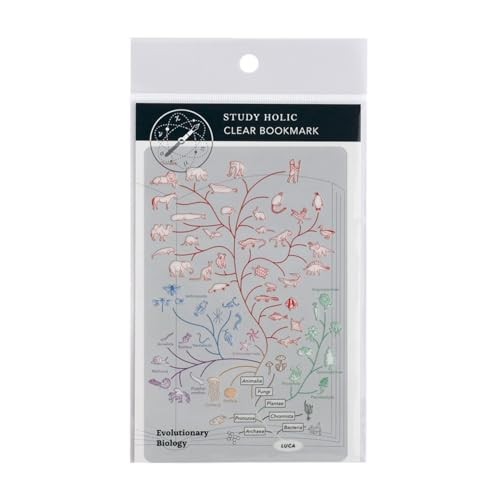 Green Flash STUDY HOLIC Clear Bookmark Evolutionary Biology ST-374