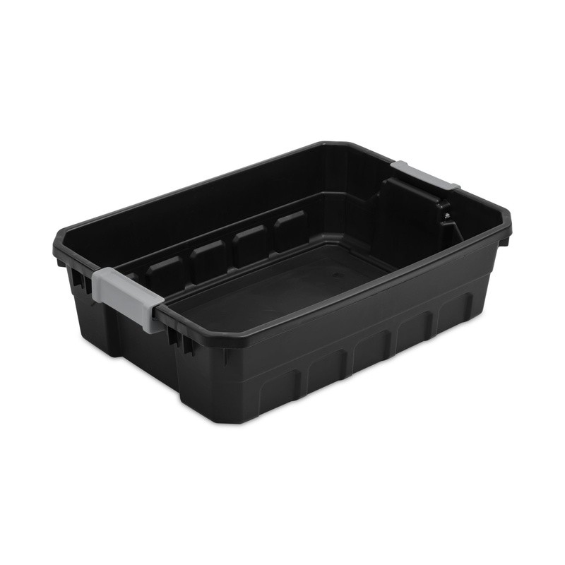 Modular Storage Bin Stackable Container W/ Lid Organizing Garage Closet Attic US