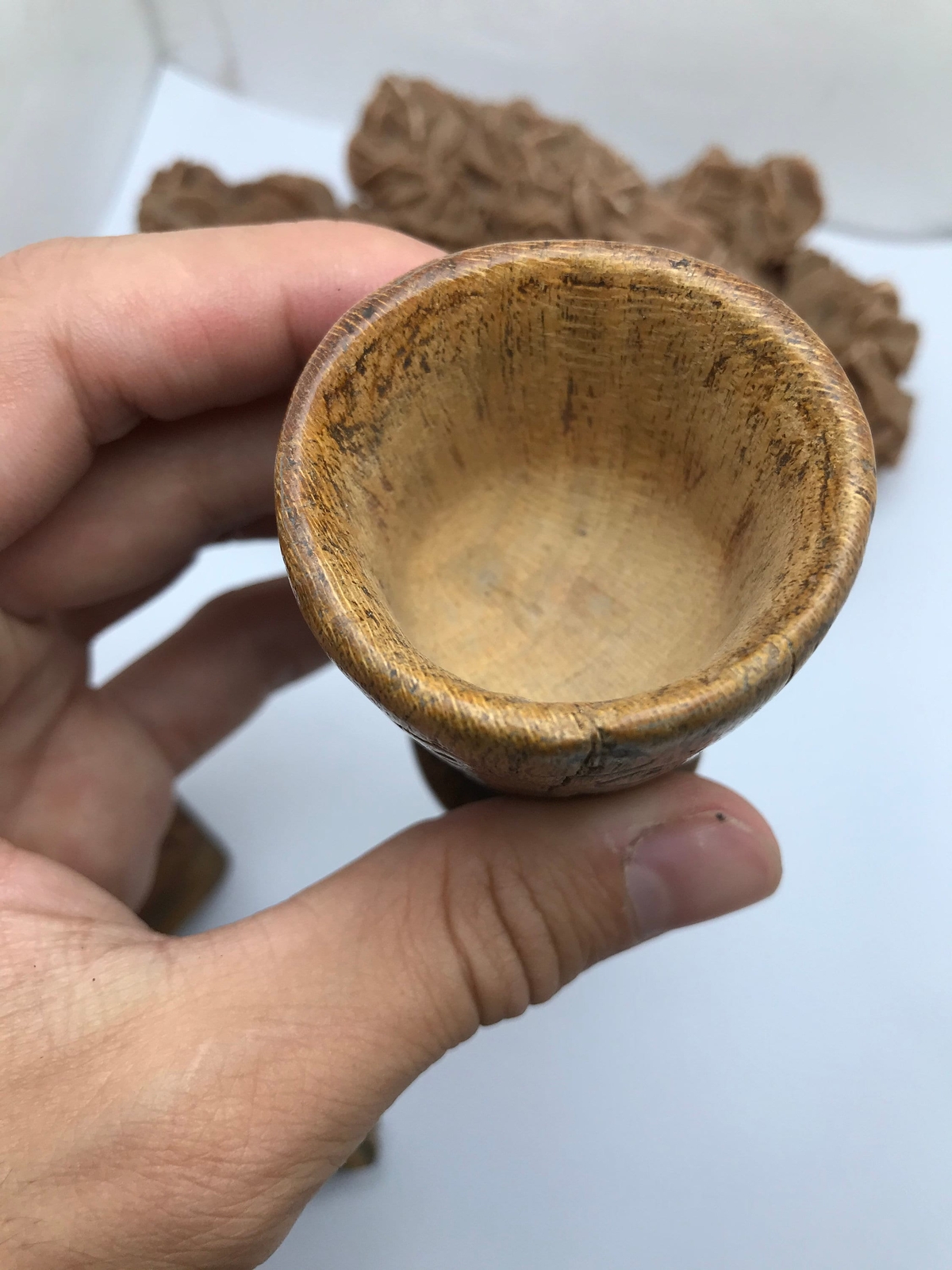 berber kohl paire Old Kajal Kohl Wood Bottle Berber Morocco