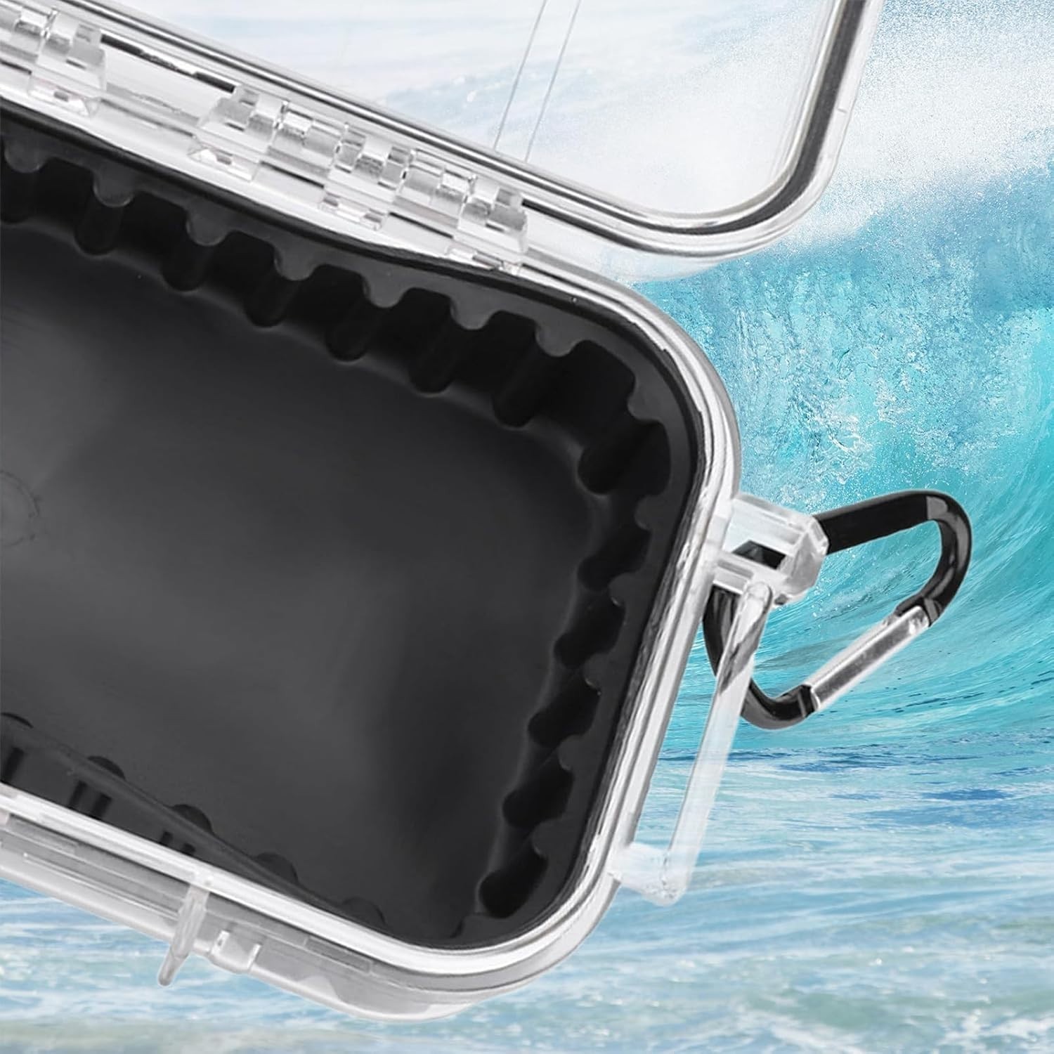 Durable Waterproof Case With Carabiner Hook – Protect Your Gear Anywhere