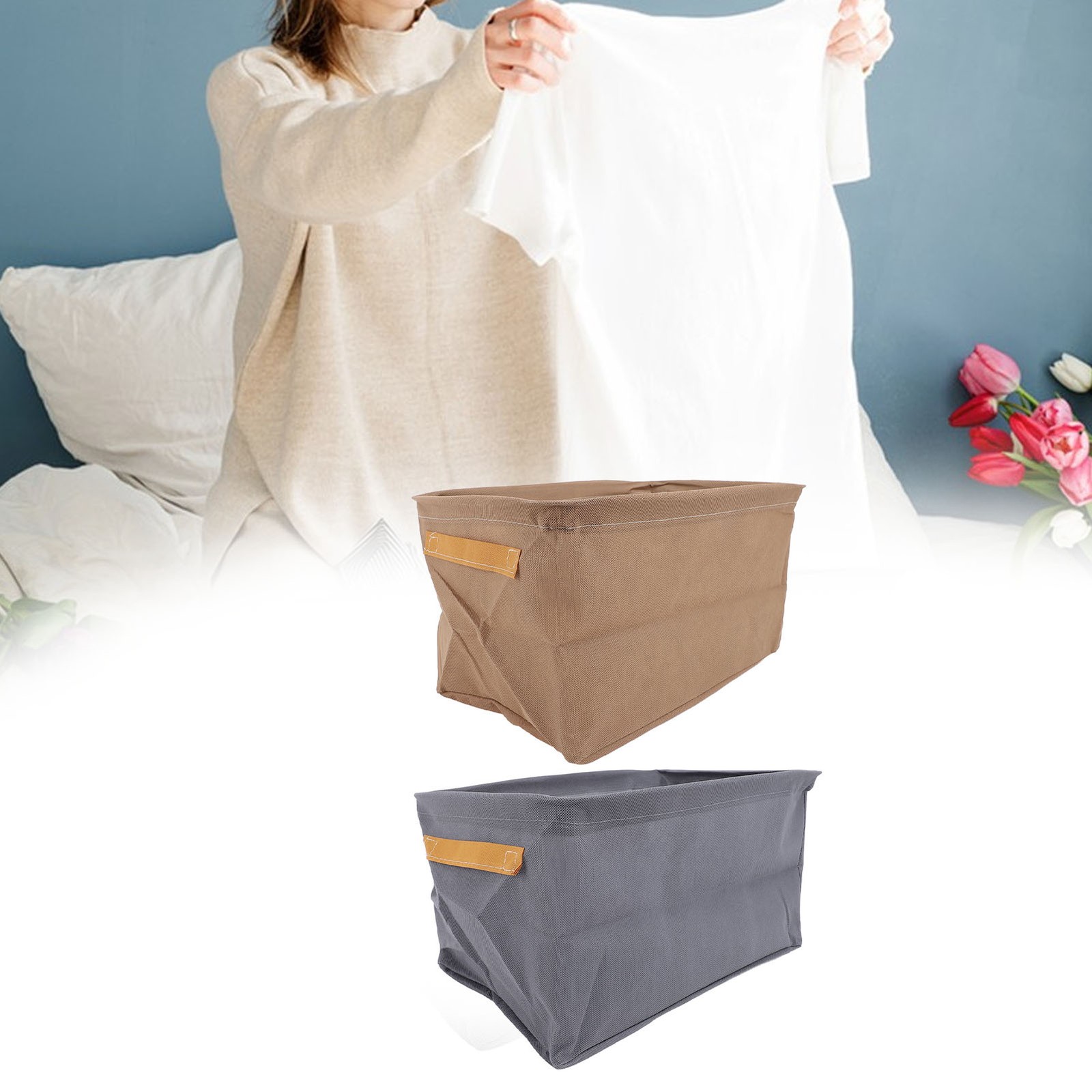 6 Pack Storage Bags Clothes Storage Bins Foldable Closet Organizers Storage