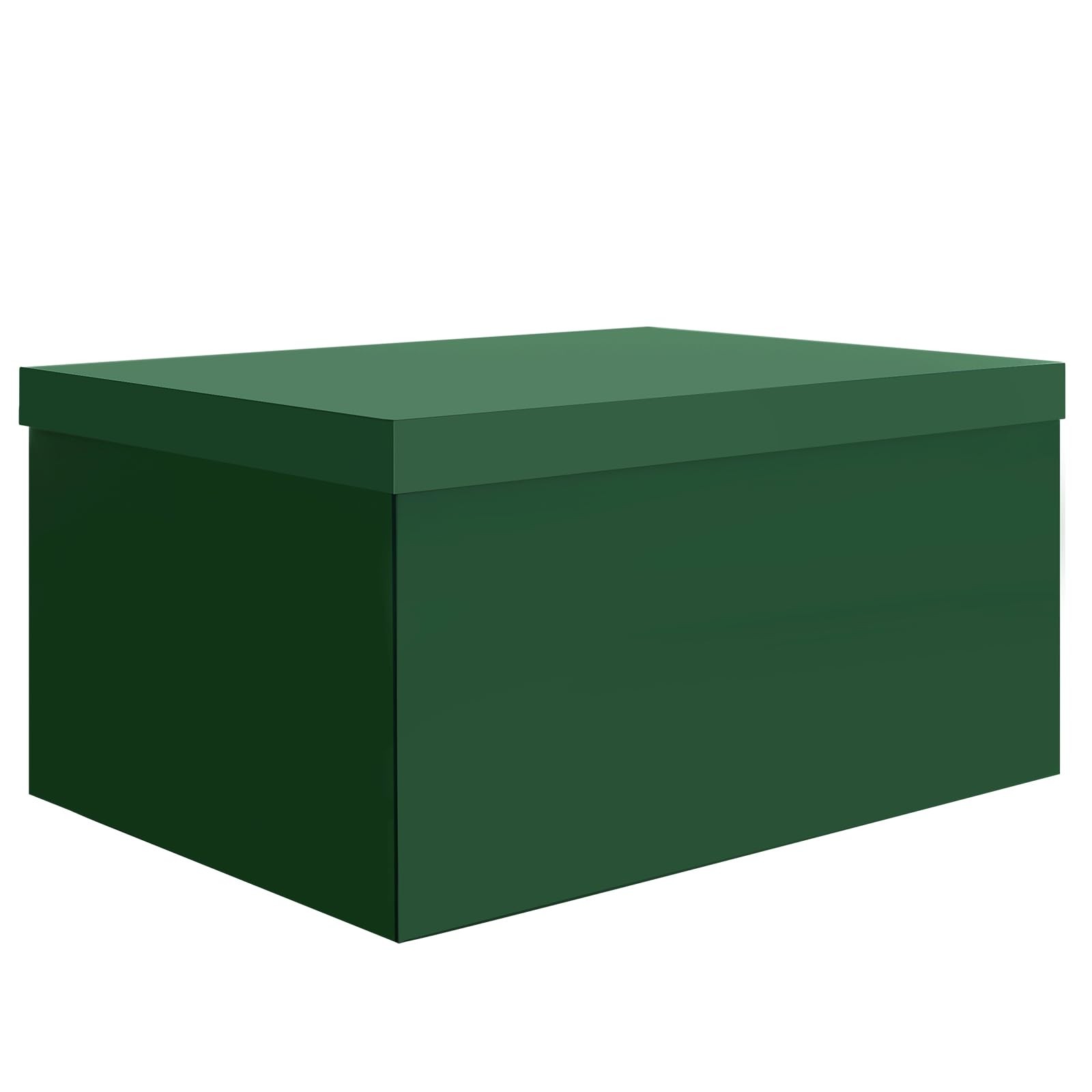 Storage Box, Green Storage Boxes with Lids 38 x 28 x 19 cm Large Au…