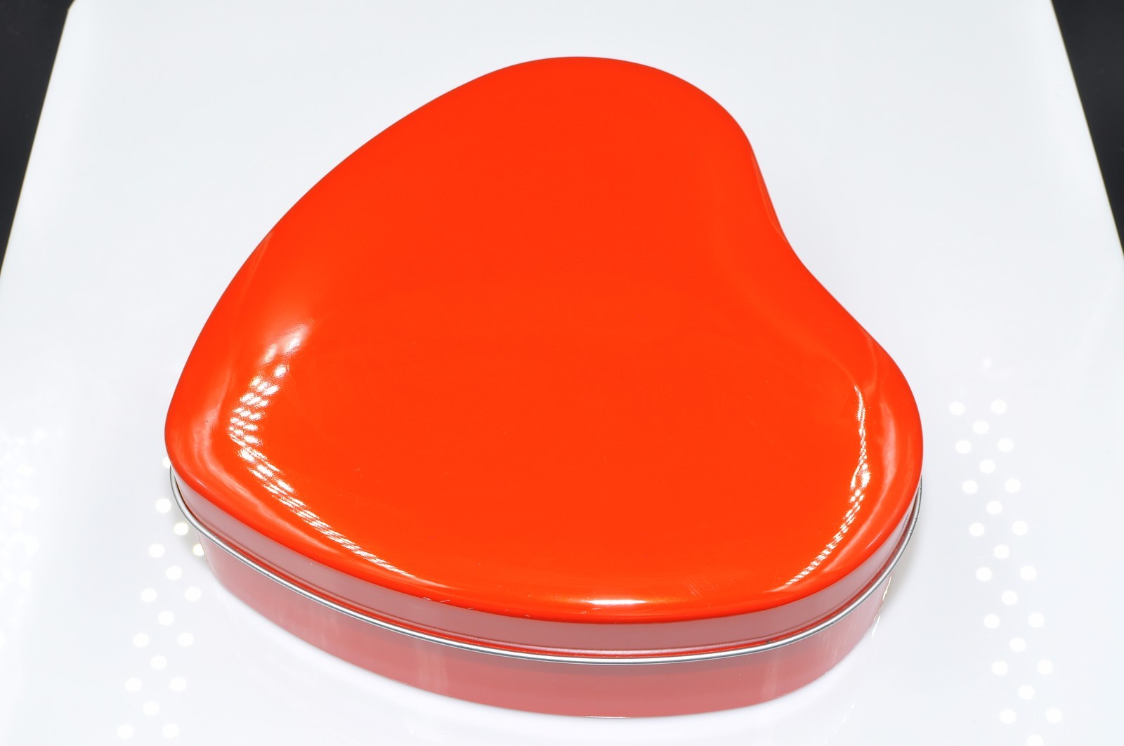 8 × New Heart Shape Metal Tin Trinket Storage Case Gift Box For Wedding Party
