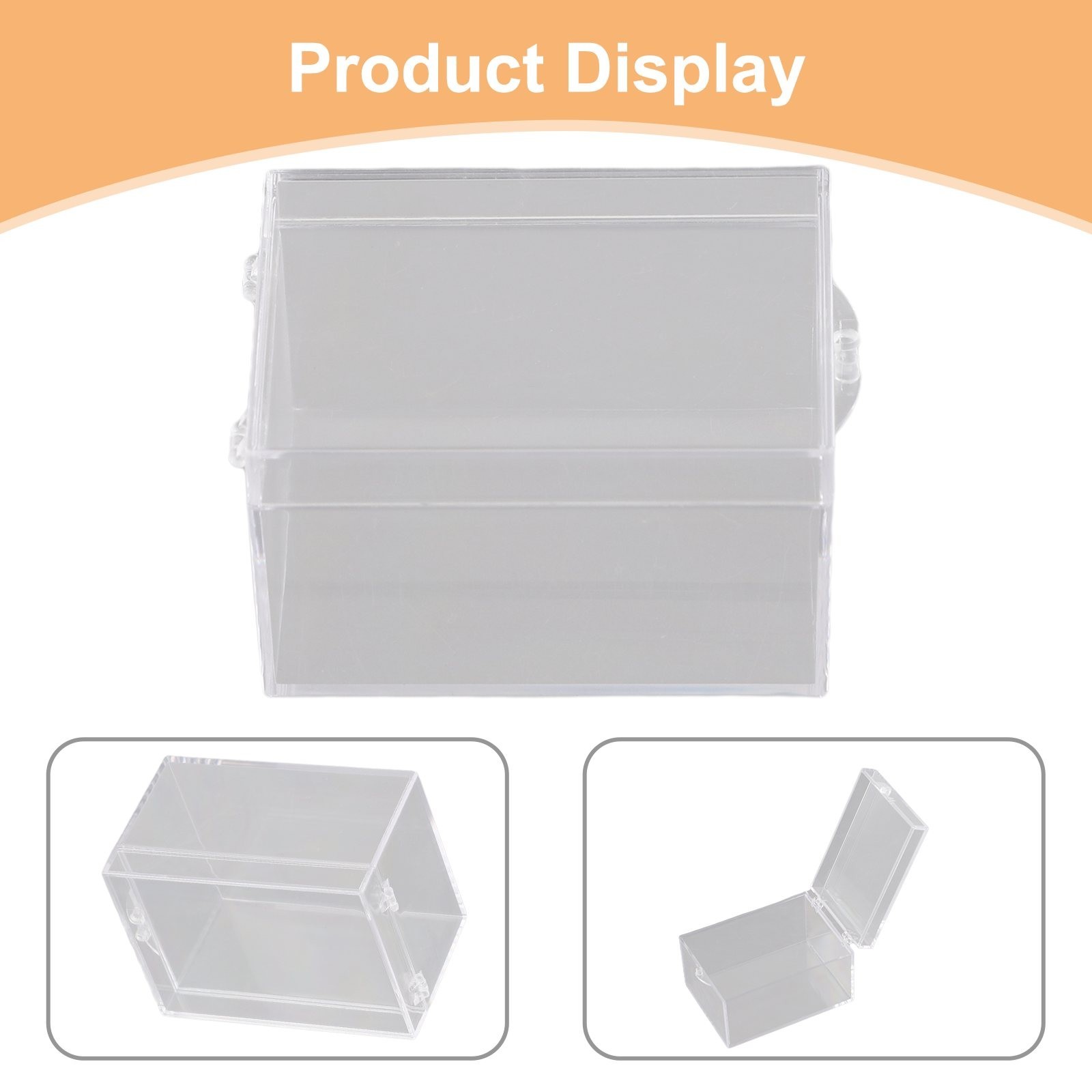 Clear Storage Case Storage Case Sizes 1PC Clear Plastic Transparent New