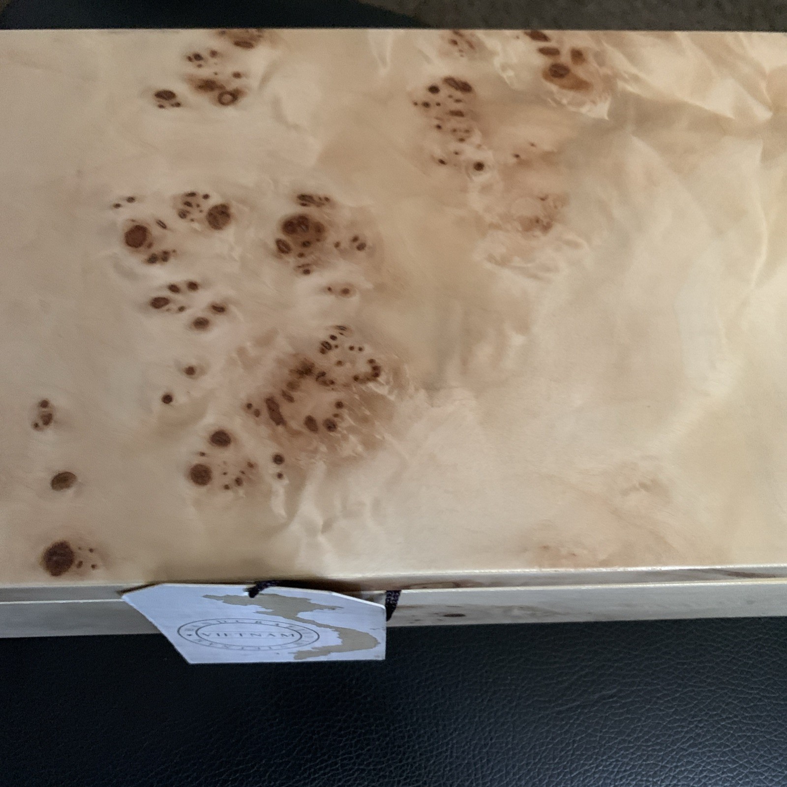 NWT Wood Box Handcrafted in Vietnam 10×6 inches