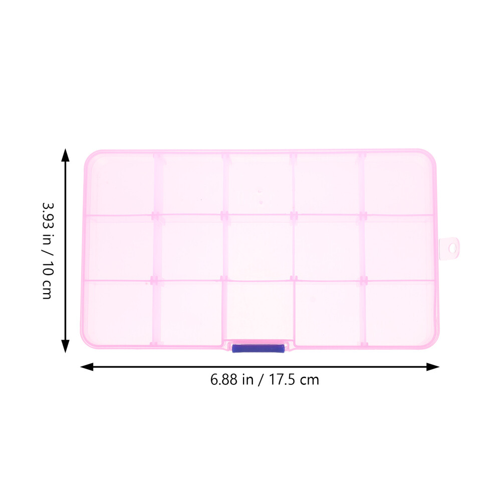 5Pcs Container with Compartments Storage Box Lightweight Cover Dropshipping